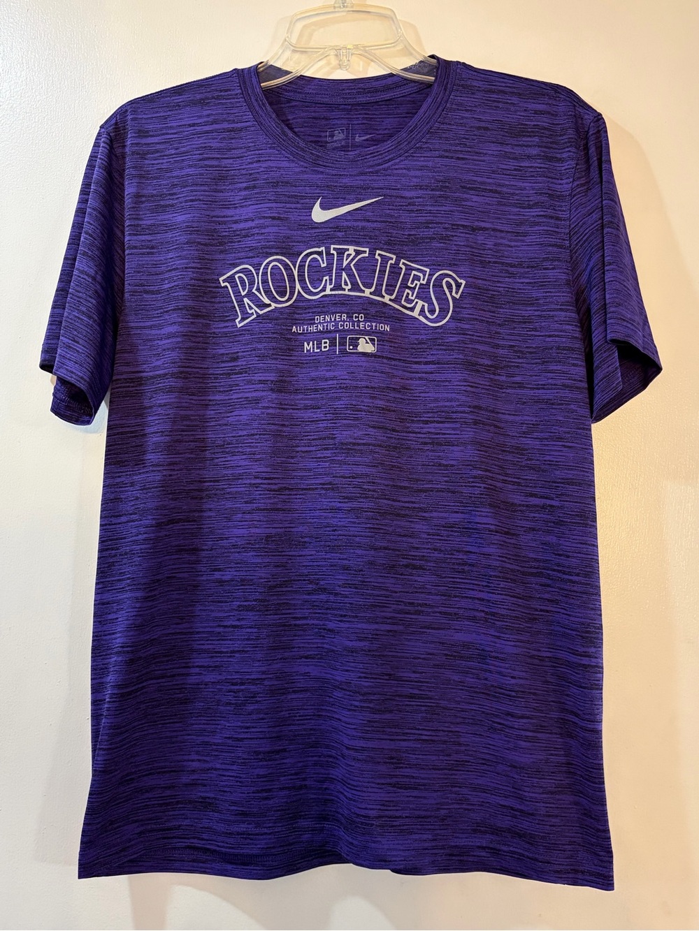 Nike Colorado Rockies MLB Authentic Collection Dri-FIT T-Shirt Mens Sz M